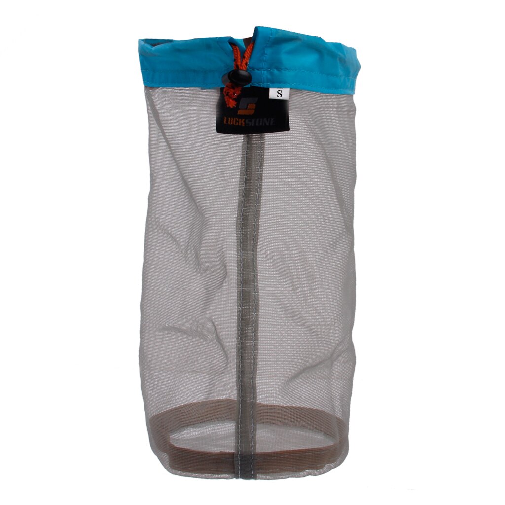 Ultra Stuff Sacks Nylon Mesh Drawstring Storage Bag for Travelling Hiking Set of 3size bag for Climbing Hiking Rope Storage