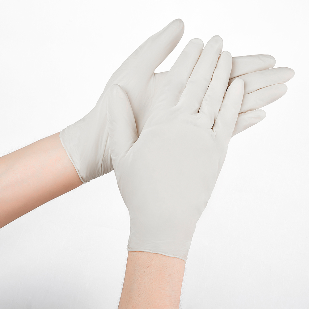 Nitrile Gloves White 100pcs Disposable Working Glove Household Cleaning Washing Work Safety Gloves Synthetic Nitrile Glove