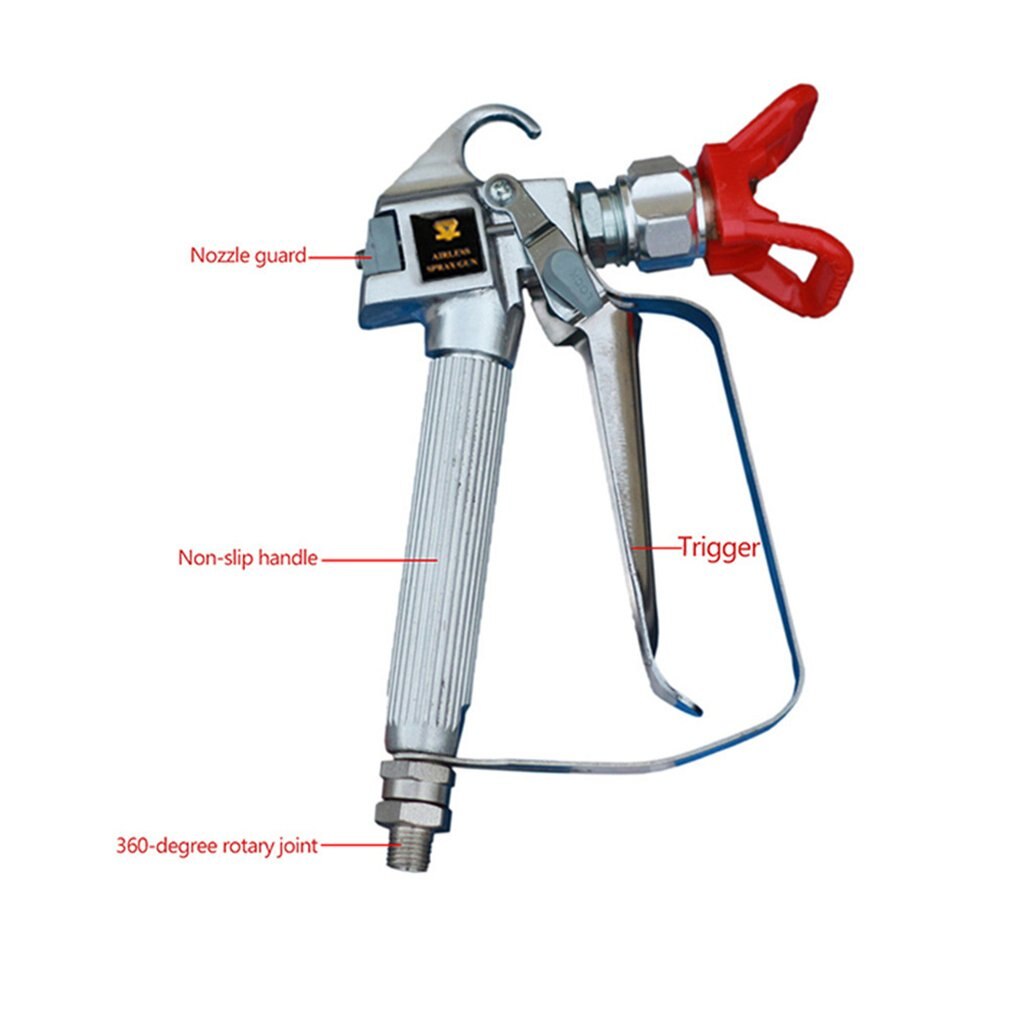 3600PSI High Pressure Airless Paint Spray Gun Airb... Vicedeal