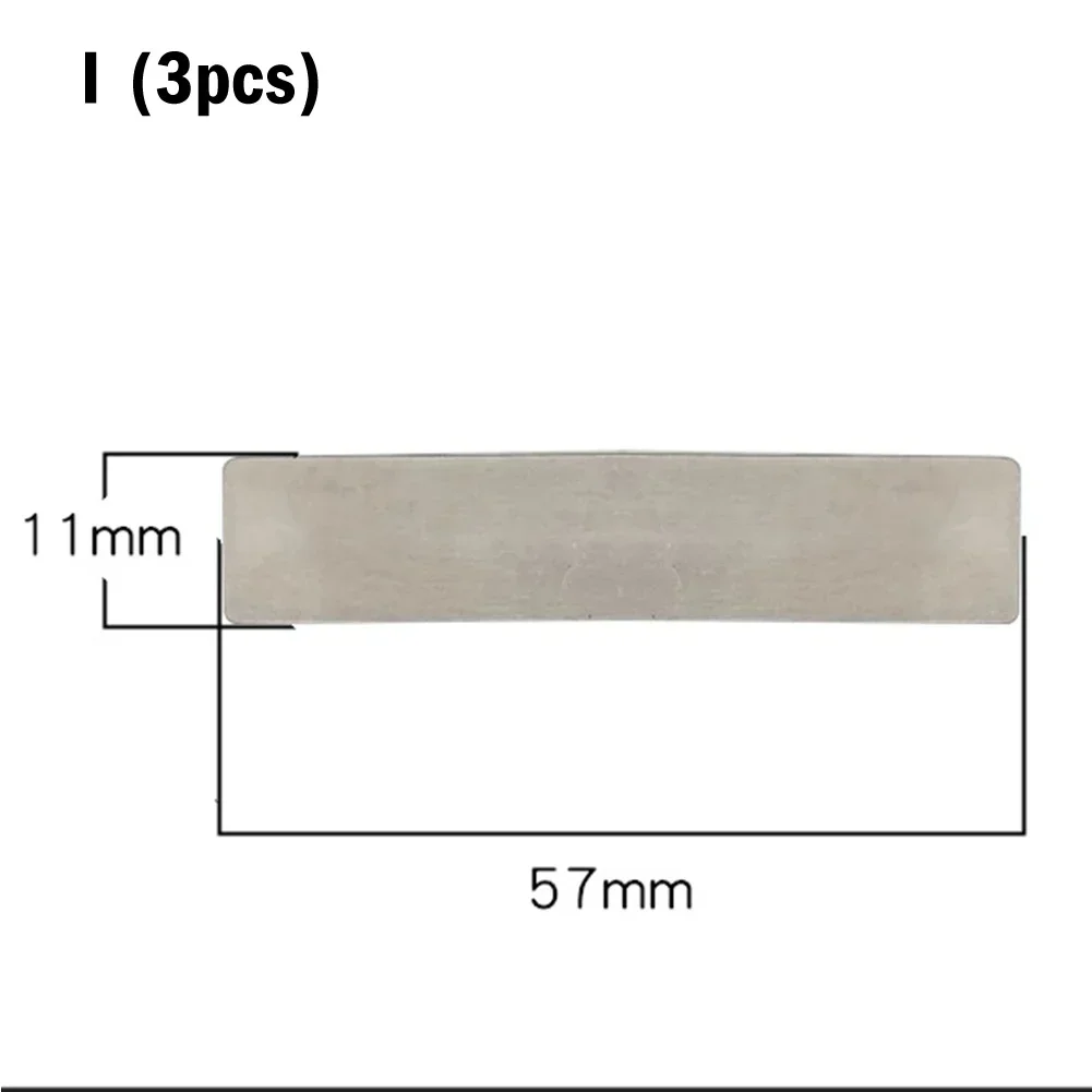 3-teilige Luftkompressor-Ventilplatten-Montagen ätze für geräuschlose Öl kolben maschinen Eisenplatten Luft kompressoren Pneumatische Teile: Weiß