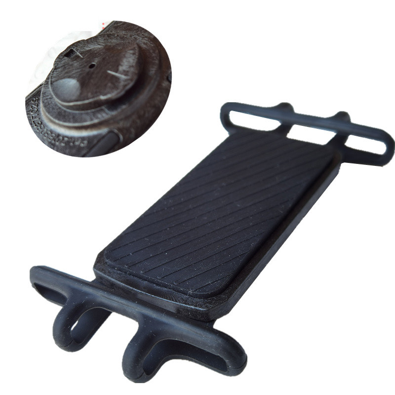 Placa de encuadernación de silicona antivibración giratoria 360, soporte de teléfono móvil de liberación rápida para coche, adecuado para soporte de montaje Garmin: 2