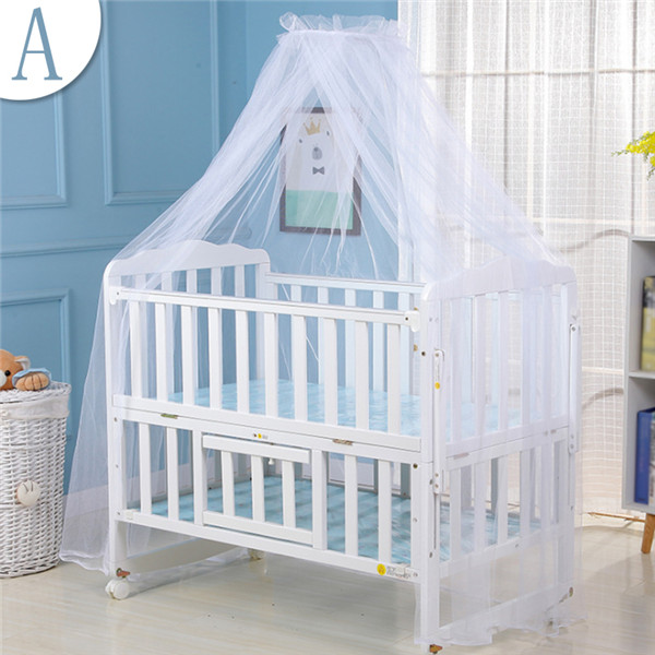 Baby Bed Mosquito Net Summer Protect Cradle Hung Dome Toddler Newborn Infant Bedding Tents Princess Mesh Kids Portable Crib: A