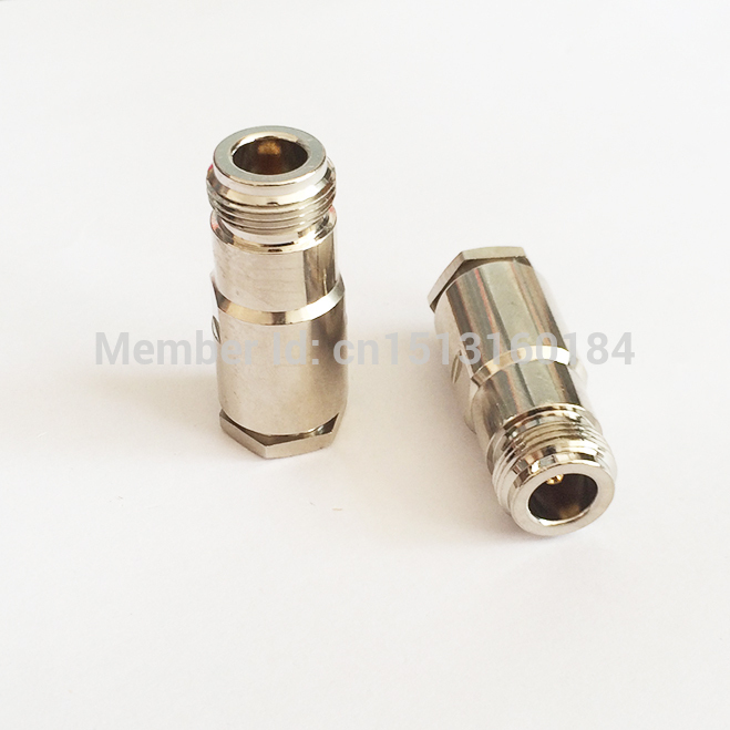 1pc N Female Jack RF Coax Convertor Connector RG8,RG213,LMR400 Straight Nickelplated