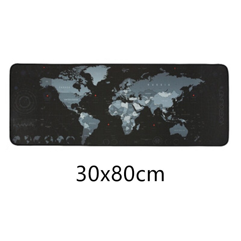 Alfombrilla de juego grande para ratón alfombrilla de ratón para teclado de ordenador grande, Base antideslizante, bordes cosidos duraderos, Ideal para ambos juegos: new world map
