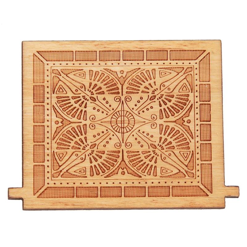 65x45mm Retro Houten Hand Gebogen Muziekdoos Berken Multiplex Board Accessoires Xmas Verjaardag Leuke Kids Partry decor