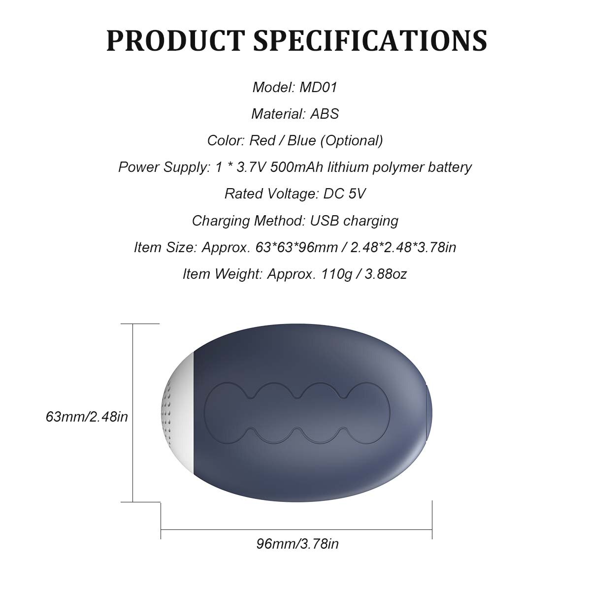 Smart Hand Piano Electronic Organ Finger Instrument Including 13 Musical Instruments 10 Repertoires Blue / Red