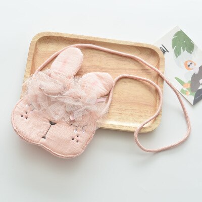 Children Girl Kids Coin Purse Bag Hobos Mini Small Cute Cotton Fabric Cartoon Fox Animal Solid Korean Accessories: 7
