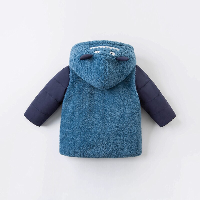 David bella – manteau d'hiver à capuche pour bébés garçons, rembourré, à la , dessin animé, vêtements d'extérieur pour enfants en bas âge, DBX15347