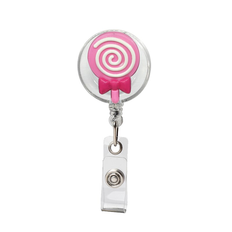 1PCS Retractable Pull Badge Nurse Cute Badge Reel Clip Badge Holder Yoyo Card Doctor ID Card Chain Clips School Student Office: 1502-04 1pcs