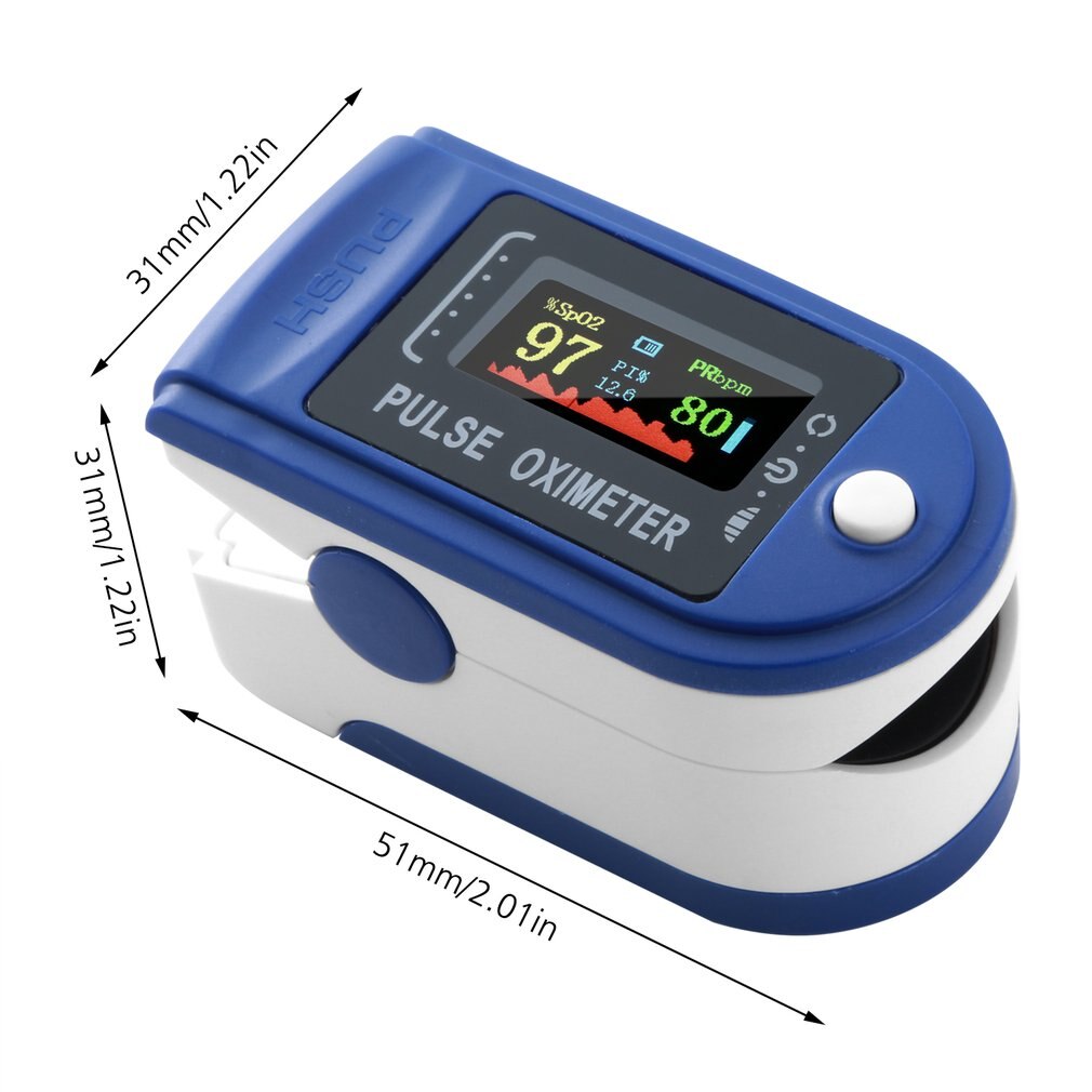 OLED Finger Pulse Oximeter Fingertip Oxymeter Hear... – Vicedeal