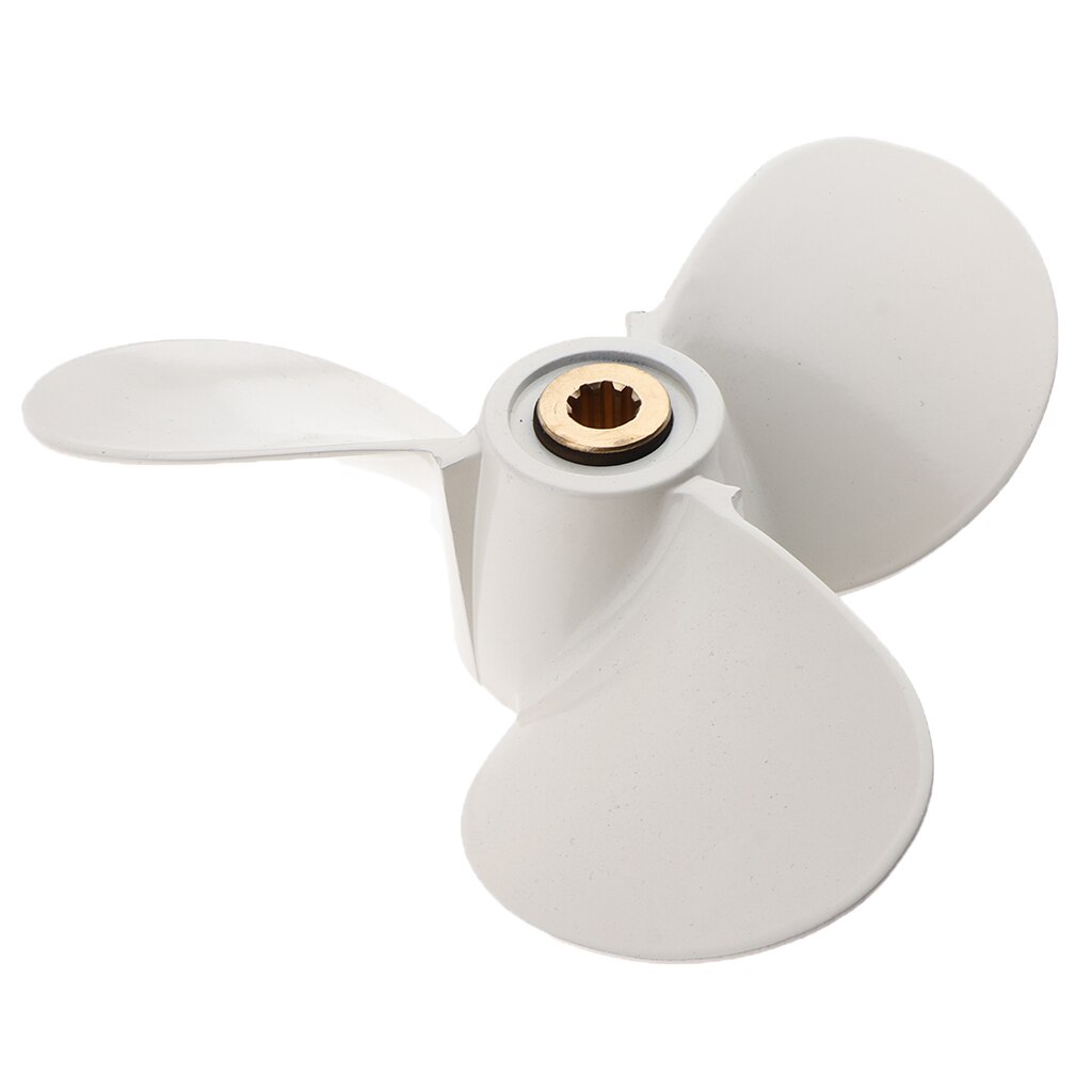 3- blad båd marinepropeller til yamaha 2-6hp aluminiumslegering skibstrækker 7 1/2 x 8 ba type vandtæt stødsikker