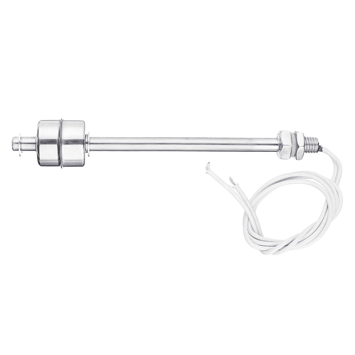 Internal Float Switch Stainless Steel Vertical Liquid Water Level Controller Sensor 45/75/100/150/200mm 10W / 50W