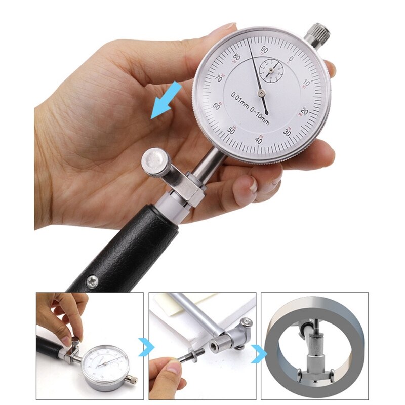 Digital Dial Bore Gauge High Accuracy Stainless Steel Inner Diameter Dial Indicator Measuring Tool