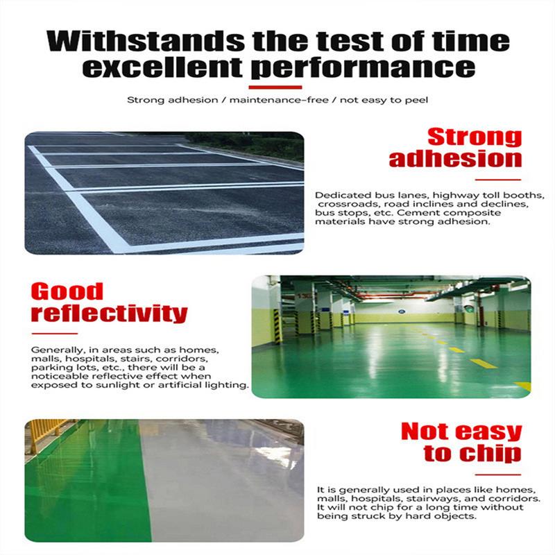 Sneldrogende antislip vloerverf op waterbasis Epoxy vloerverf op waterbasis Vloerverf Drukbestendig voor woonwegen
