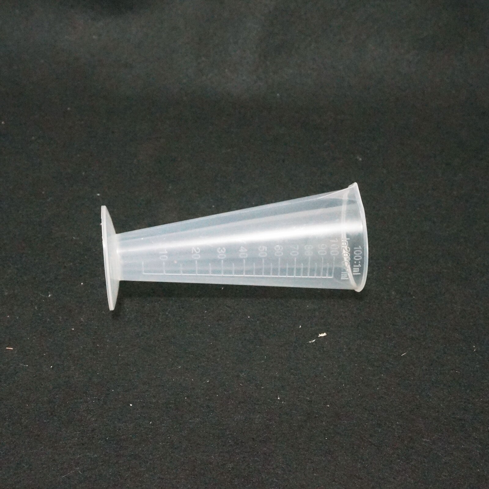 Vaso cónico de plástico de polipropileno, 50ml, 100ml, PP, para medir, laboratorio, cocina, con boquilla