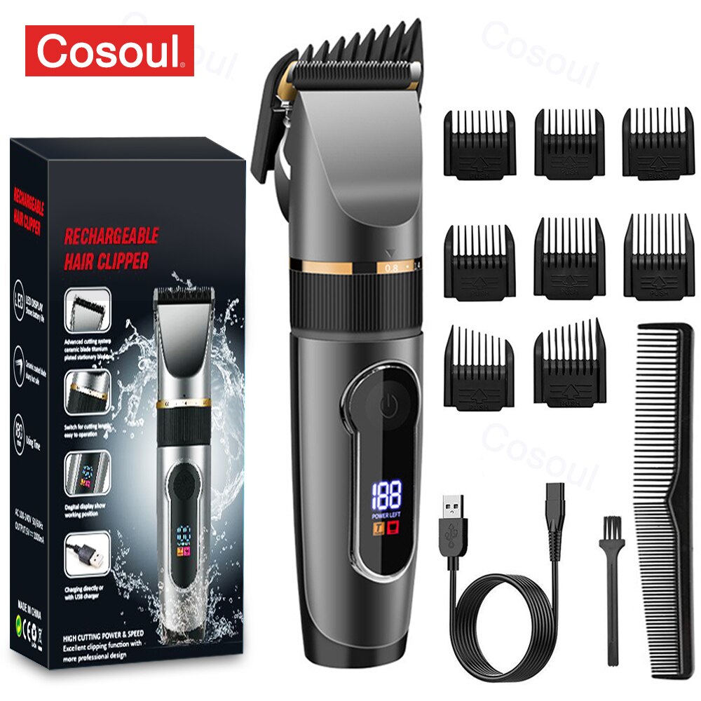 Tondeuse Elektrische Haarsnijmachine Echtgenoot Haar Trimmer Voor Man Scheerapparaat Kapper Professionele Baard Trimmer Haarsnijder: Default Title