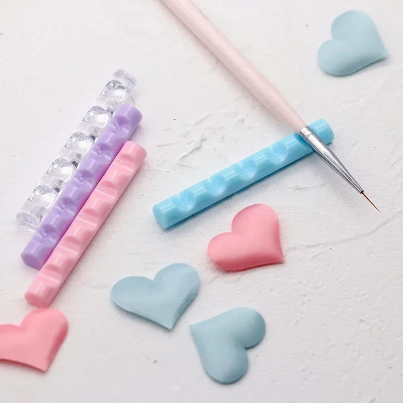 Nagelkonstborsthållare 5 rutnät nagelmålningspennhållare manikyrpennhållare stativ hylla akryldisplay manikyrverktyg