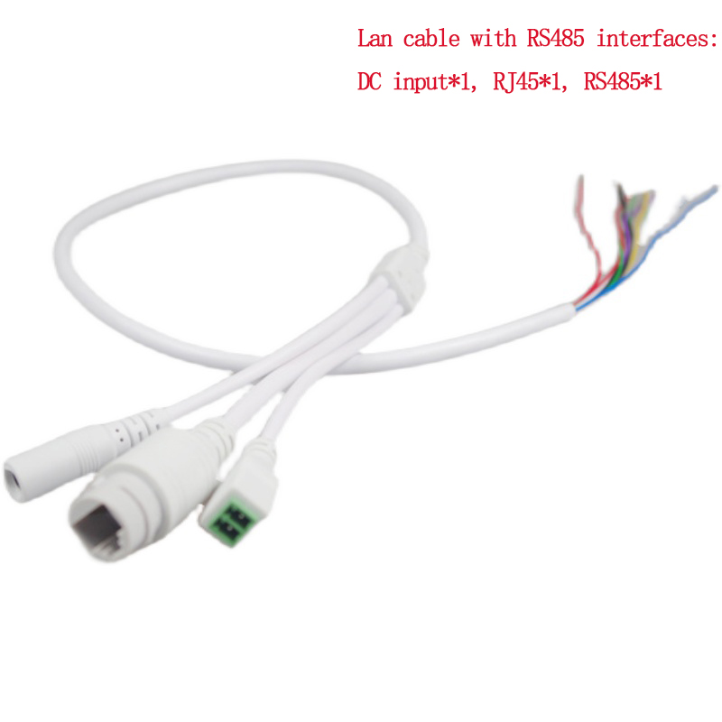 IP Camera Lan Cable 48V POE Lan Cable Jst 1.25mm Connection cable 2P 3P 4P 6P 8P CCTV Camera Accessories