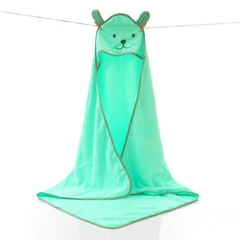 Envoltorio para bebé recién nacido de algodón, manta con capucha para bebé, manta para niños, Poncho de playa, toalla de algodón con capucha, manta, Toalla de baño