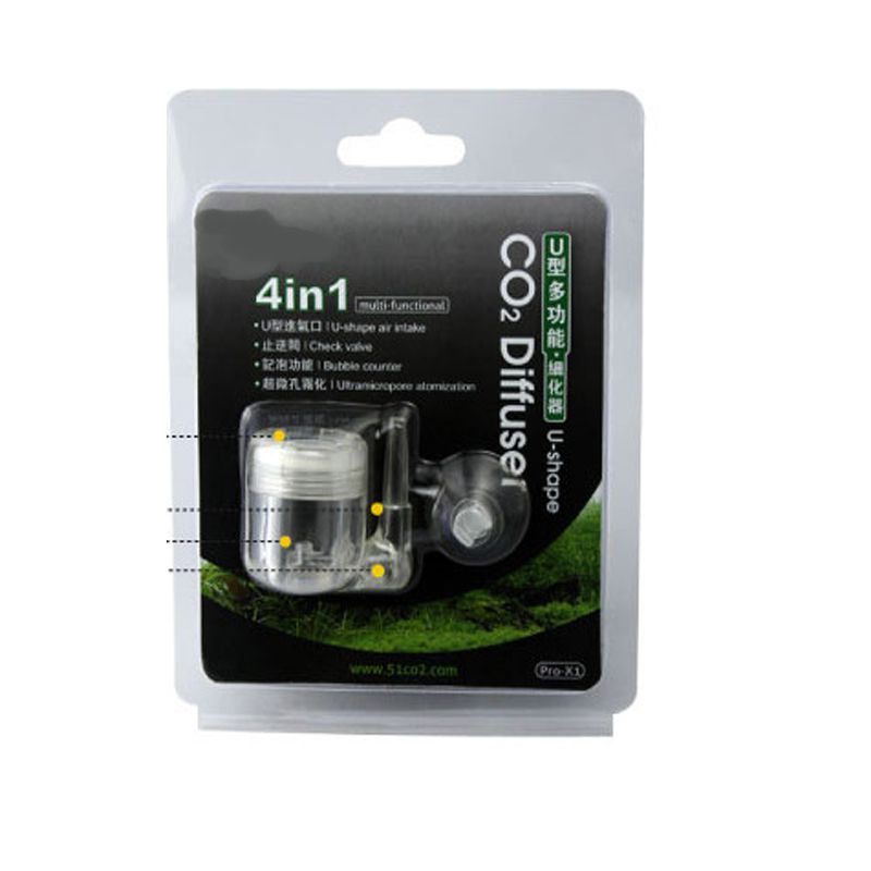 4 in 1 co2 diffuser  co2 systeem terugslagklep beplant aquarium bellenteller voor aquarium plant  co2 apparatuur