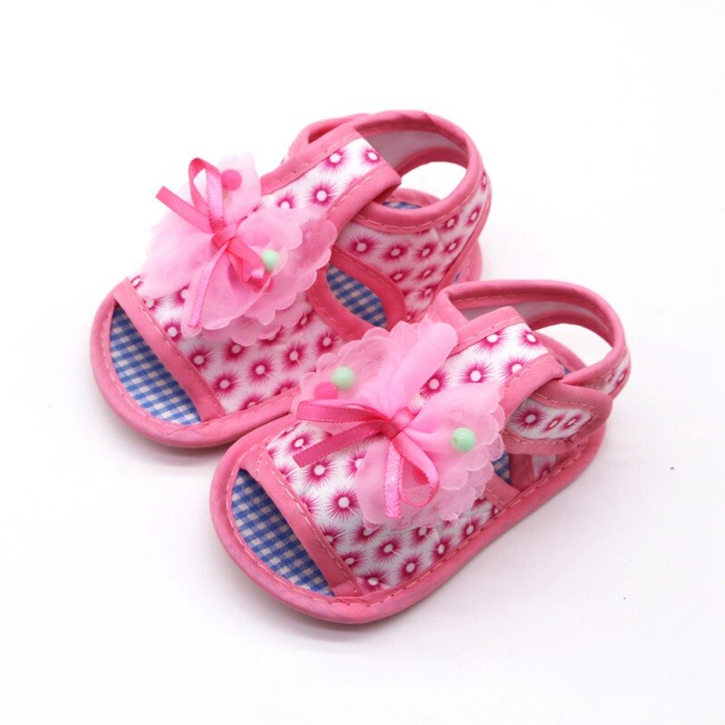 Kids Baby Girl Soft Sole Schoenen Anti-slip Sandalen Prewalkers Strik Eerste Wandelaars Lopen Schoen Baby Meisje Sandalen