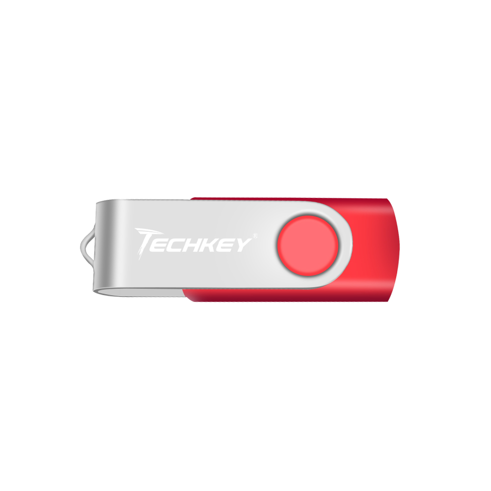 Techkey newest usb flash drive 4gb 8gb pendrive 16gb 32gb флешка Storage usb stick for phone Memory stick: 4GB / red