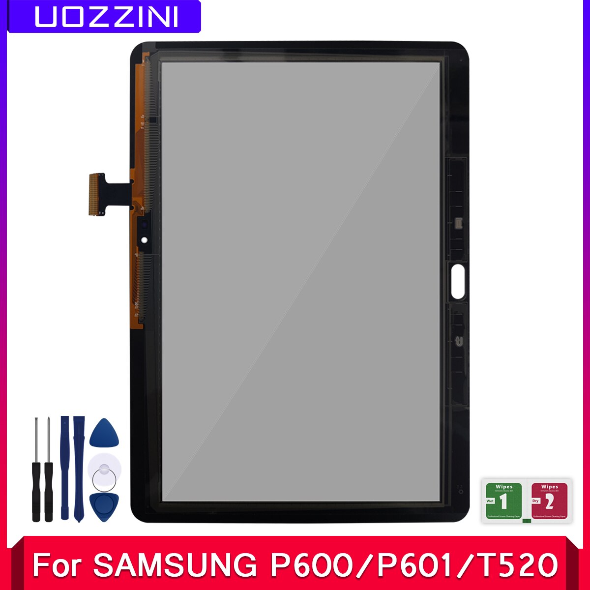 Touch Screen For Samsung Galaxy Note 10.1 P600 P601 P605 P607 SM-P600 T520 T525 SM-T520 Front Glass Sensor With Tool