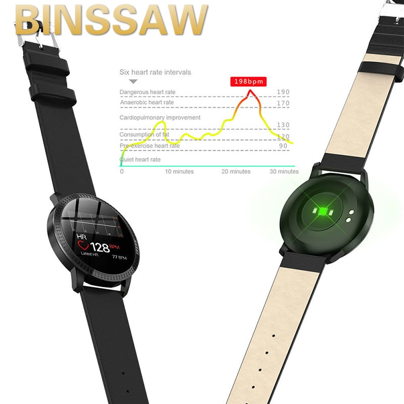 BINSSAW Luxury SmartWatch IP67 Waterproof Heart Rate Monitor Blood Pressure Fitness Tracker Men Women Smartwatch For IOS Android