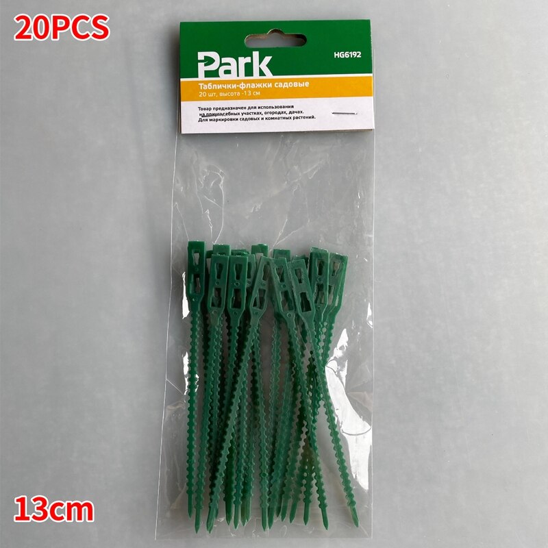 10/20/50/100PCS Self-locking Plastic Tie Adjustable Plastic Plant Cable Tie Reusable Garden Cable Tie Plastic Zip Loop Wire Wrap: 20PCS 13cm
