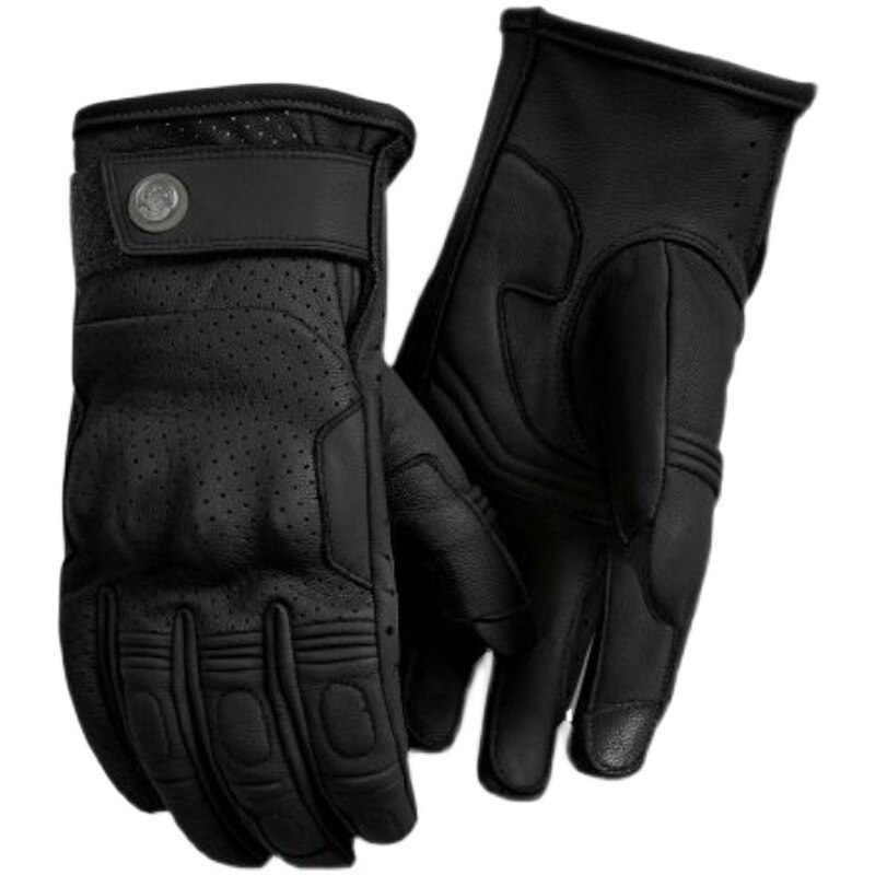 NEUE Motorrad Motorrad Leder touchscreen Handschuhe Für BMW GS Motorrad Sommer Handschuhe Grau: Schwarz / XL