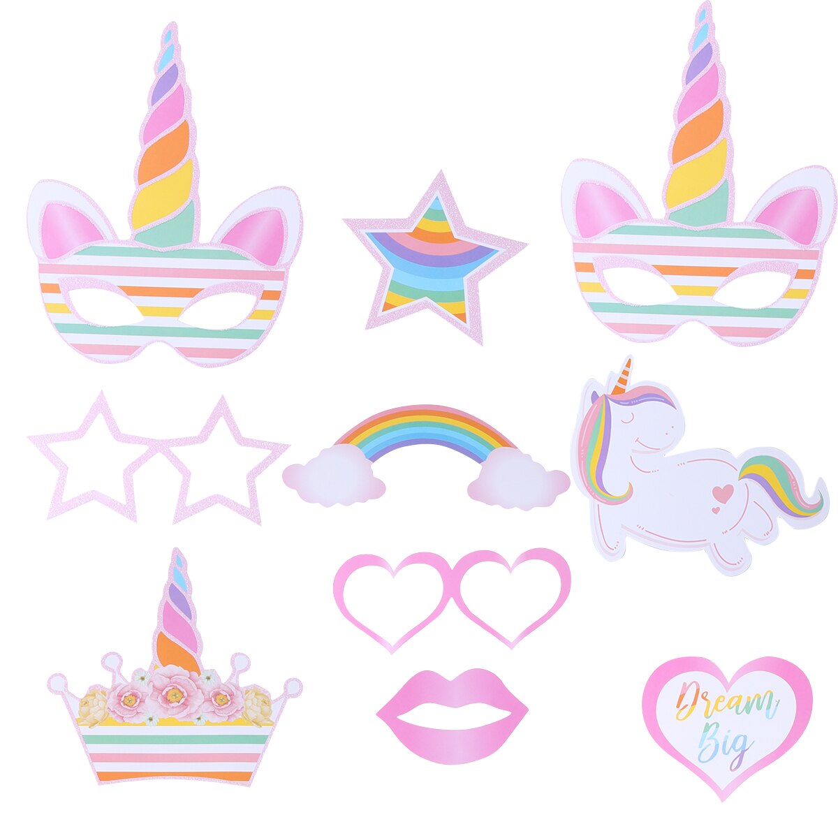25Pcs Mexican Fiesta Photo Booth Props Cinco De Mayo Decorations Mexican Fies