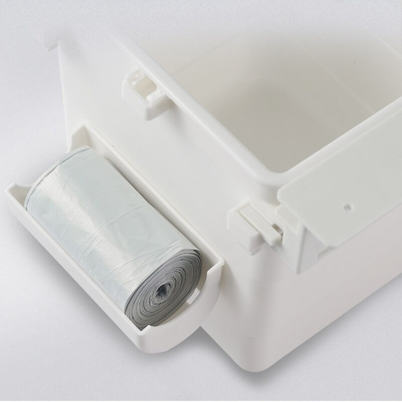 Recycler poubelle cachée cuisine Push-Pull poubelle poubelle petite boîte de rangement en plastique pour bureau bureau à domicile