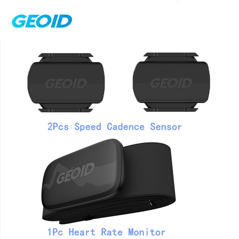 Geoid Chest Strap Heart Rate Sensor Mover Bluetooth Monitor ANT Smart Bicycle Sensor Bike Computer Waterproof For Wahoo Garmin: Red