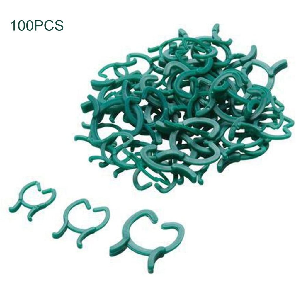 100pcs/set Butterfly Circle Fixings Garden Plant Ring Set Fixed Connection Flowers And Vegetables Agricultural Accessories