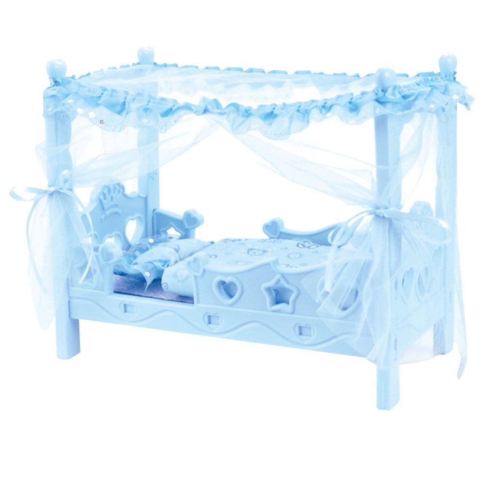 Mini Imitatie Bed Meubels Pop Kinderen Meisjes Speelhuis Speelgoed Bed Prinses Pop Speelgoed Shaker Hangmat Simulatie Wieg
