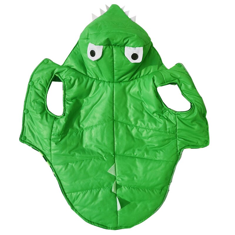 Crocodile Dog Costume Winter Pet Dogs Coat Jackets Big Dogs Clothes For Large Dogs Windbreaker Clothes
