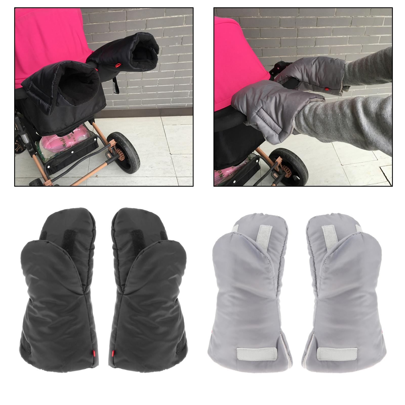 Baby Pushchair Hand Warmer Gloves Stroller Hand Muff Winter Stroller Gloves Toddler Pram Carriage Handbar Cover Accessory