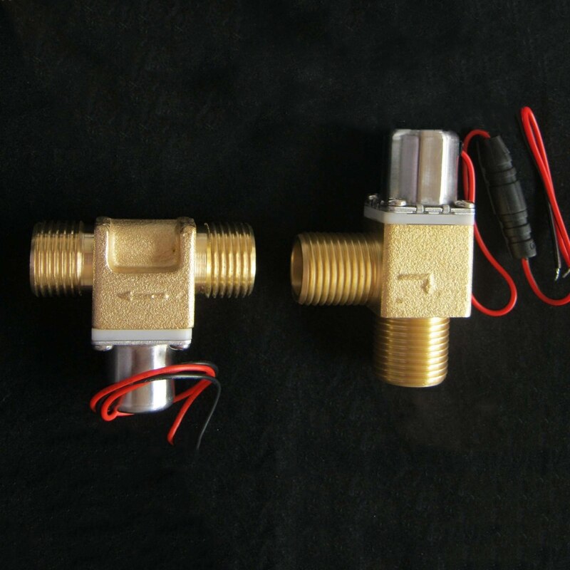 Energy-Saving Water Flow Pulse Solenoid Valves Bistable Water Control Brass Electromagnetic Valves for Induction Cleaner Garden