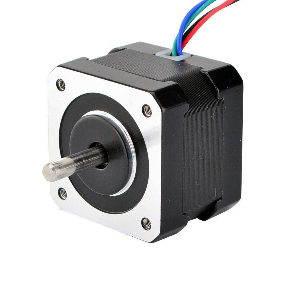 Dual Shaft Nema17 Stepper Motor 34mm 26Ncm Nema 17 Step Motor 0.4A 12V 4-lead for DIY CNC 3D Printer