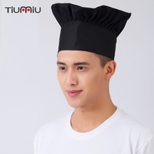 Men Women Adult Food Service Chef Cook Fold Hat Cafe Restaurant Hotel Bakery BBQ Kitchen Workwear Cap