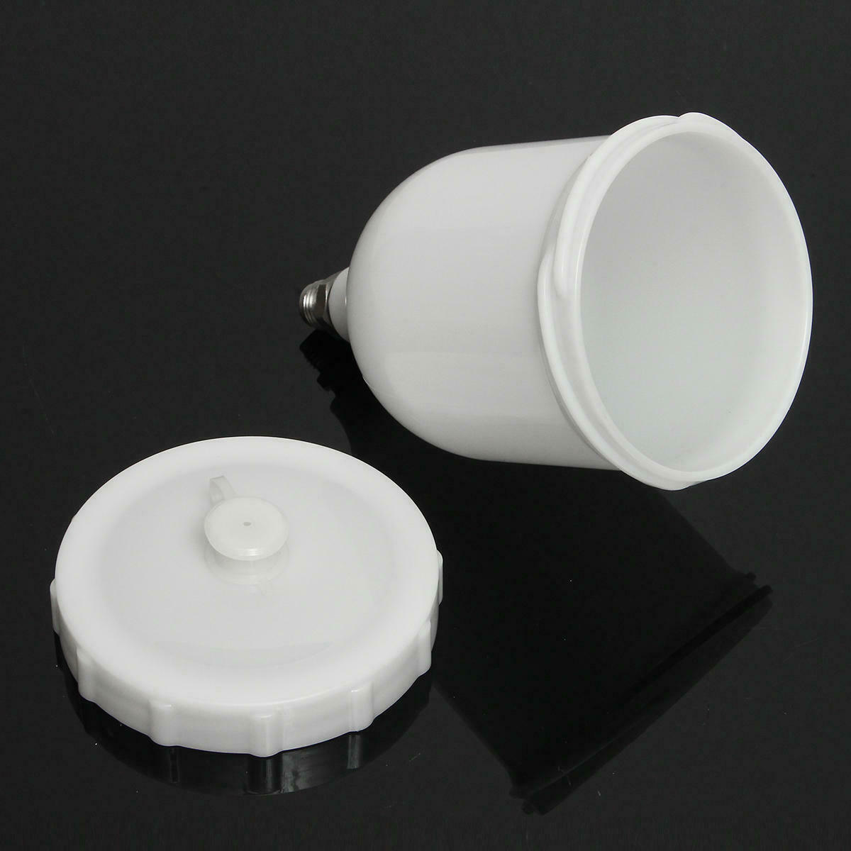 18*11cm rociador herramienta olla 600 pintura ML taza para reemplazar Devilbiss / TEKNA Pro Pri blanco de goma del coche accesorios de repuesto