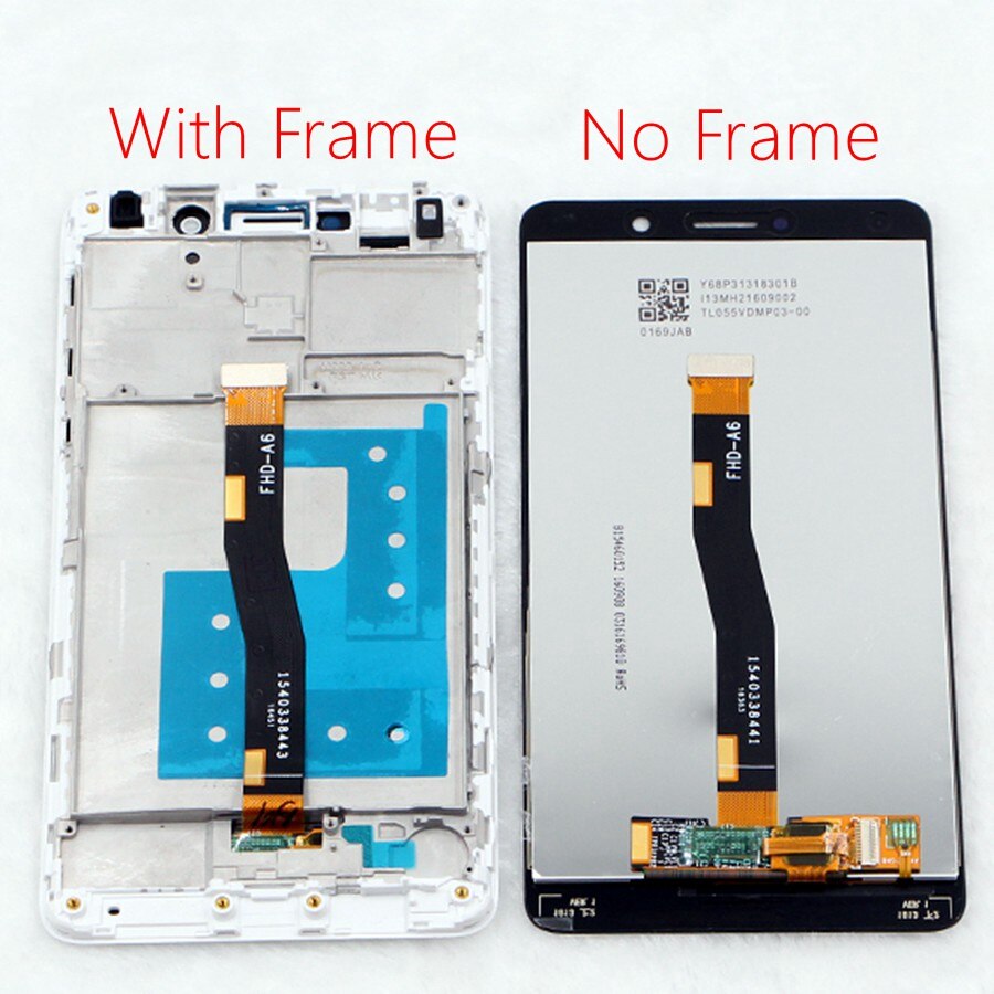 For Huawei Honor 6X LCD GR5 Display Touch Screen Assembly BLN L24 AL10 L21 L22 For Huawei Honor 6X LCD With Frame