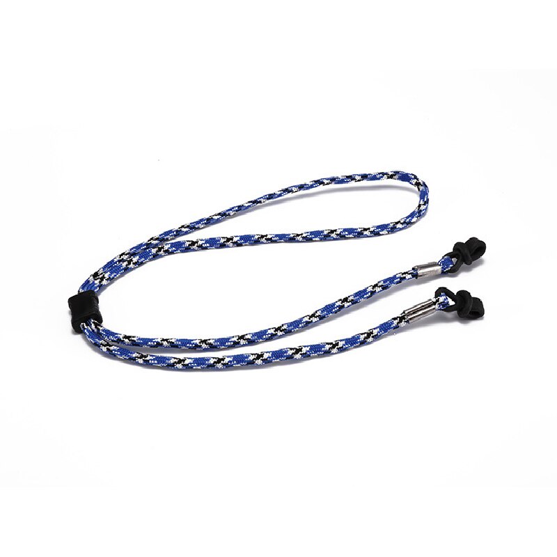 36.5mm brede briller solbriller ledningsstrop i etnisk stil bomuldsbriller lanyard briller halsrem string reb band briller ledning: Blå