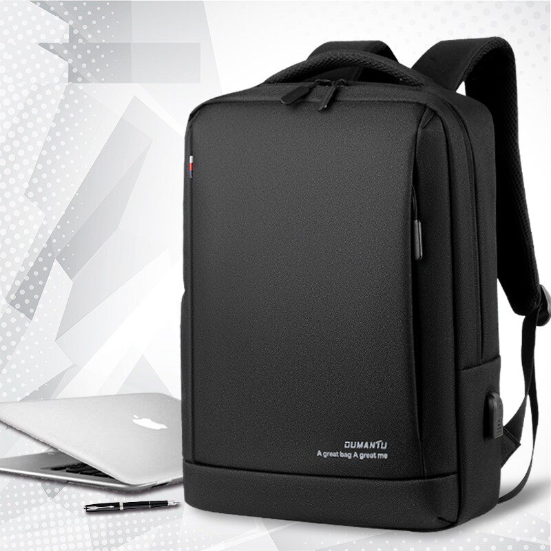 Laptop-rucksack mit großem fassungsvermögen, 15.6 zoll oxford-gewebe, diebstahlsicher, wasserdicht, ideal für geschäftsreisen, herren, multifunktional, mit usb-ladefunktion