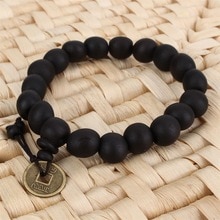 10MM Wood Buddha Buddhist Beads Bracelets Tibet Mala Bangle Wrist Band Jewelry Unisex Charm Strand Bangles