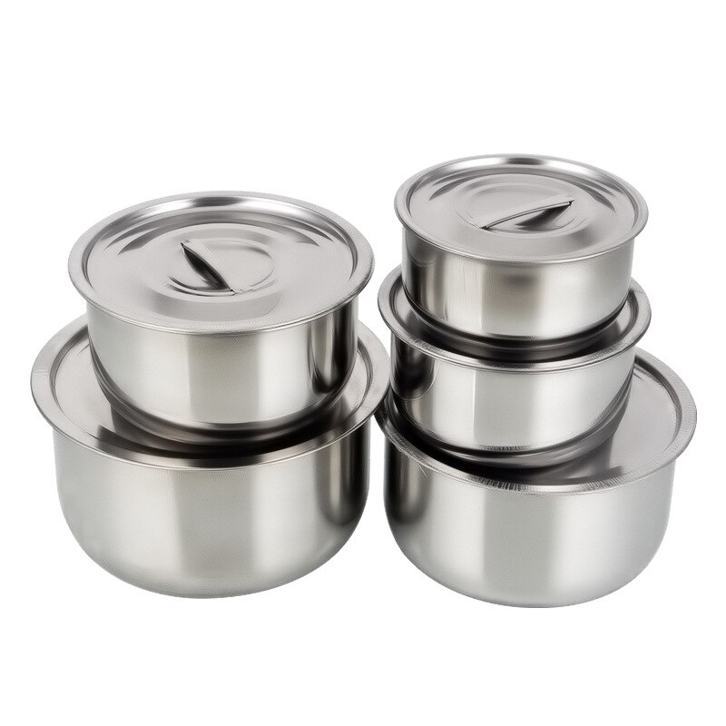 AIZYR Grote Voorraad Pot Met Deksel Rvs Stoofpot Soep Kokende Pan Voor Kantines Hotel Huishoudelijke Commercieel, 60CM* 60CM