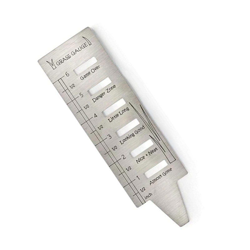 A02F-Lawn Grass Gauge - Stainless Steel Grass Gauges Gardening Grass Gauges For ,Lawn Tool Yard Landscaping Plant