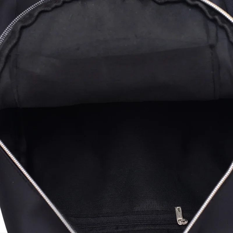 Women Backpack Travel Casual Waterproof Nylon Shoulder Bags Female Large Capacity Handbag Rucksack Black Purse Girls School Pack