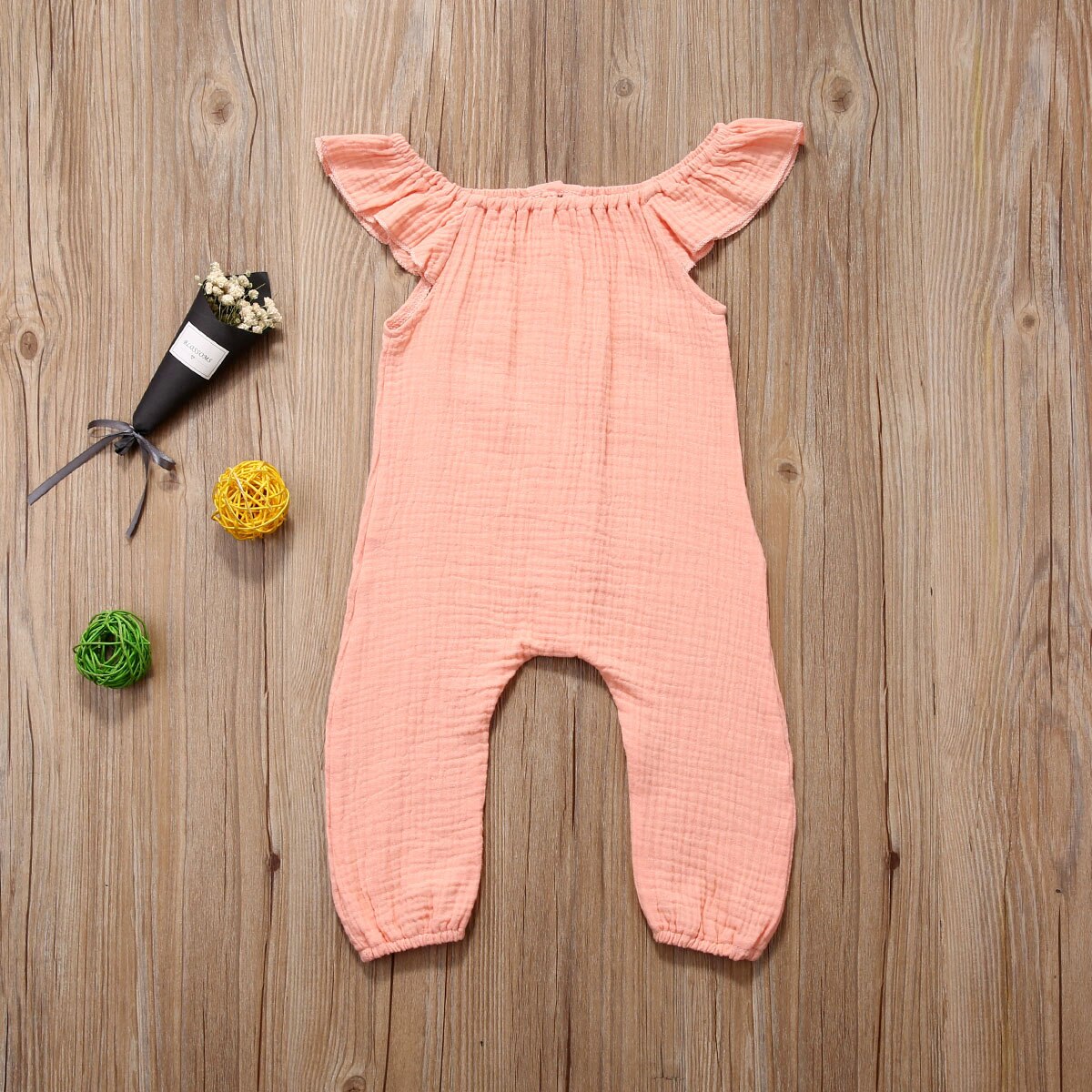 Newborn Baby Girl Boy Summer Clothes Cotton Romper Short Sleeves Jumpsuit Bodysuit Playsuit