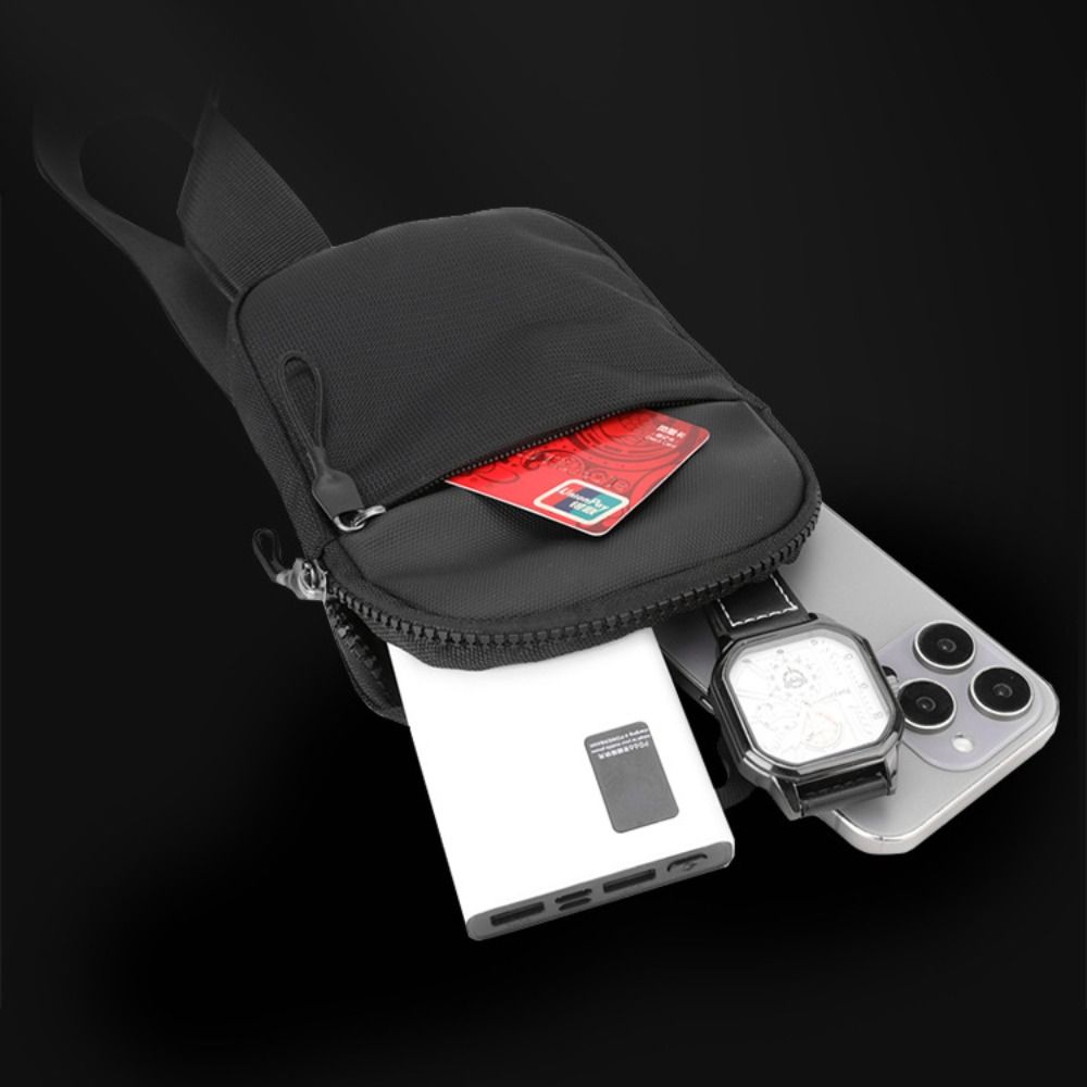 Heren borsttas, kleine canvas schoudertas, crossbodytas voor mannen, mini stoffen slingtas, sporttas, crossbodytas voor telefoon, herenhandtas